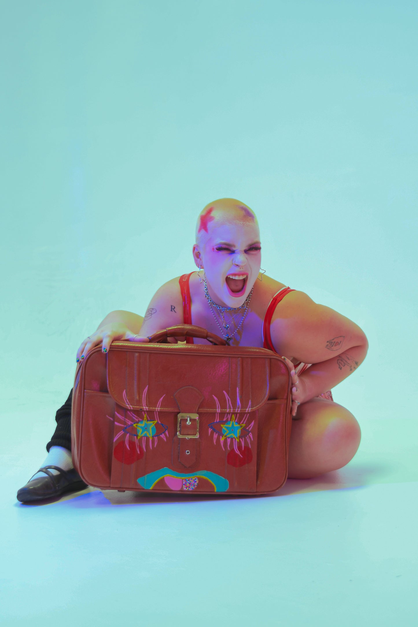 “Blush 4 Me” luggage case