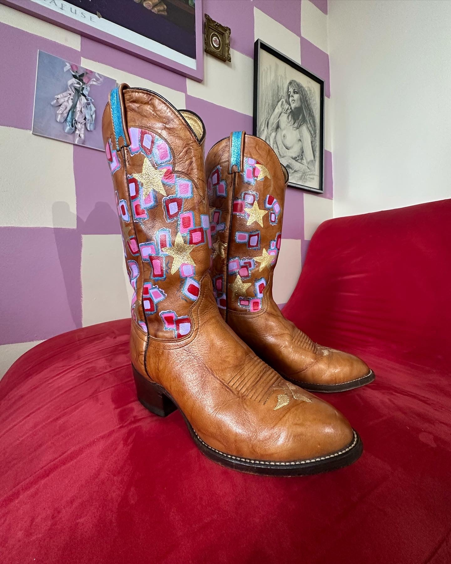 “Ride Em’ “ cowboy boots