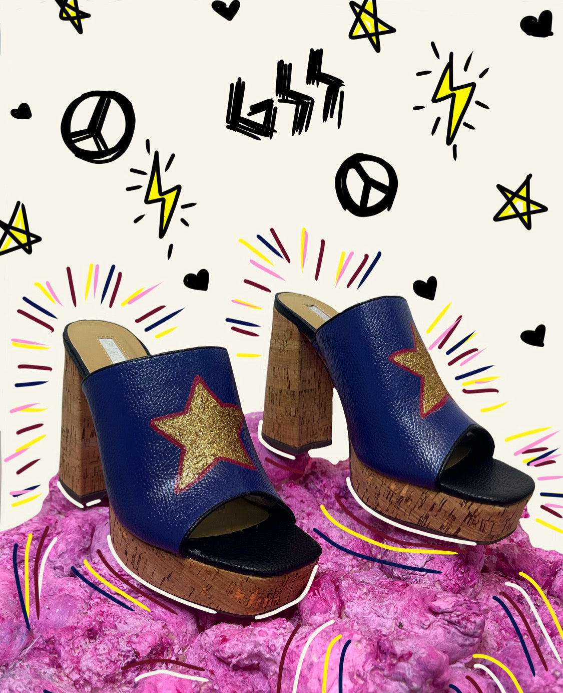 "Such A Brat" heeled sandals