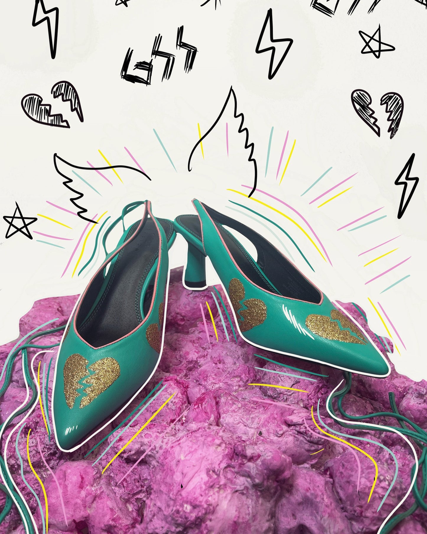 "Show Me the Money" tie up heels