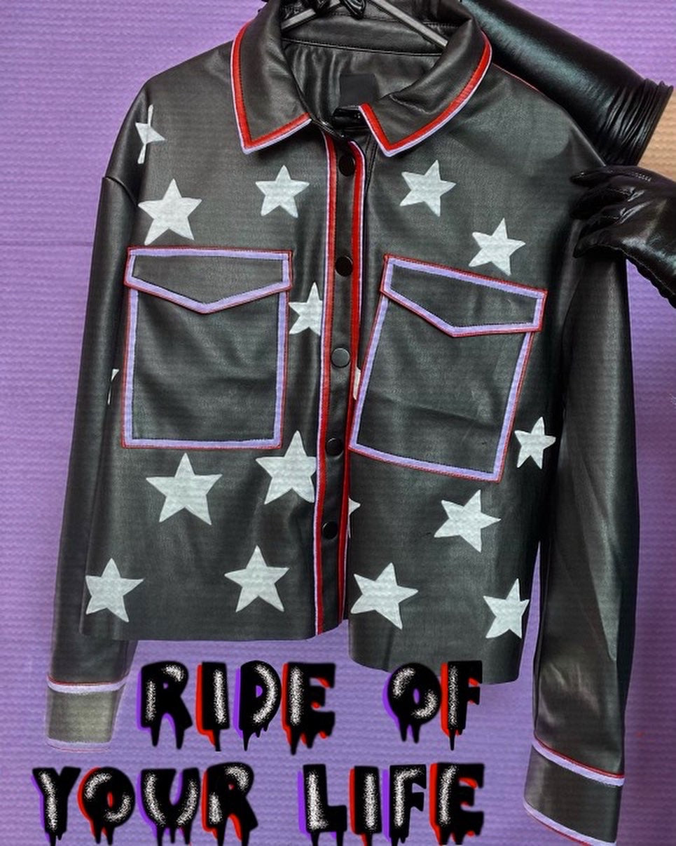 "Ride of Your Life" oversized short jacket