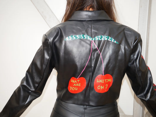 "I Just Want to Know.." cropped jacket