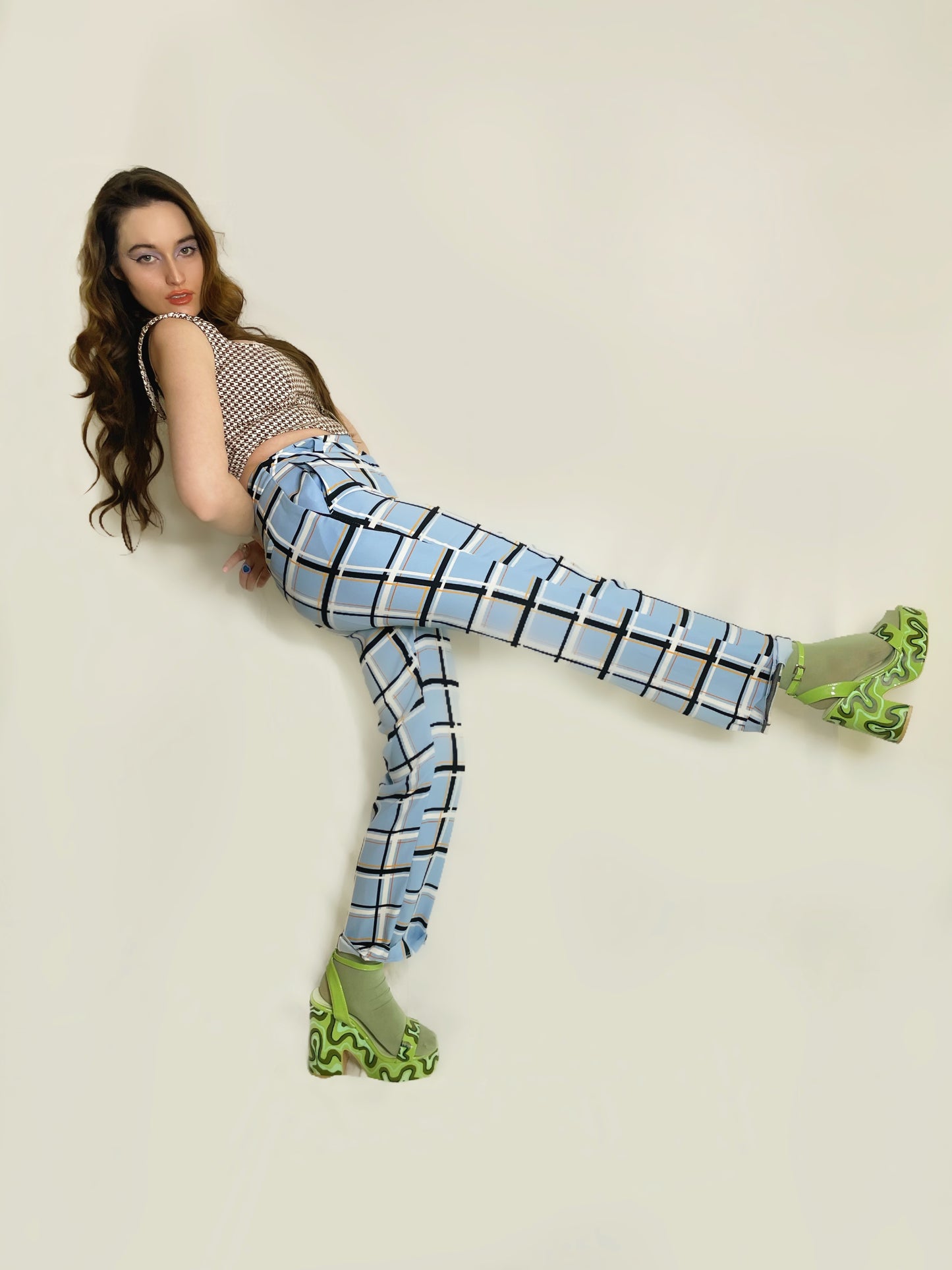 “Mint Chip” heeled sandals