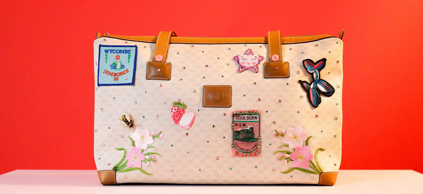 “SCOUTS HONOUR” Gucci tote