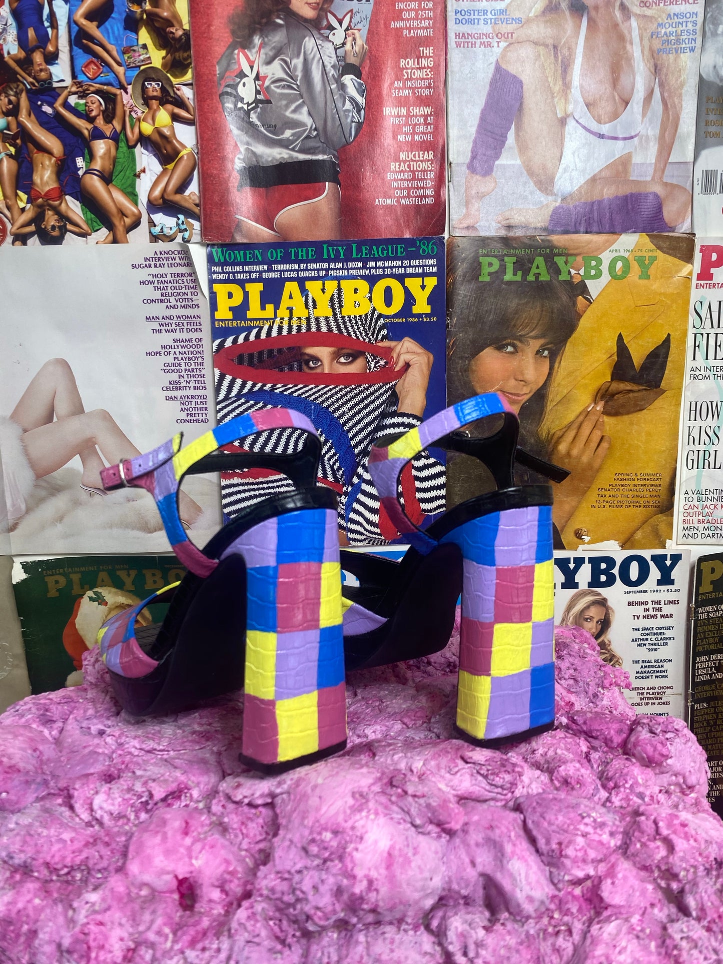 “Fever” disco heels