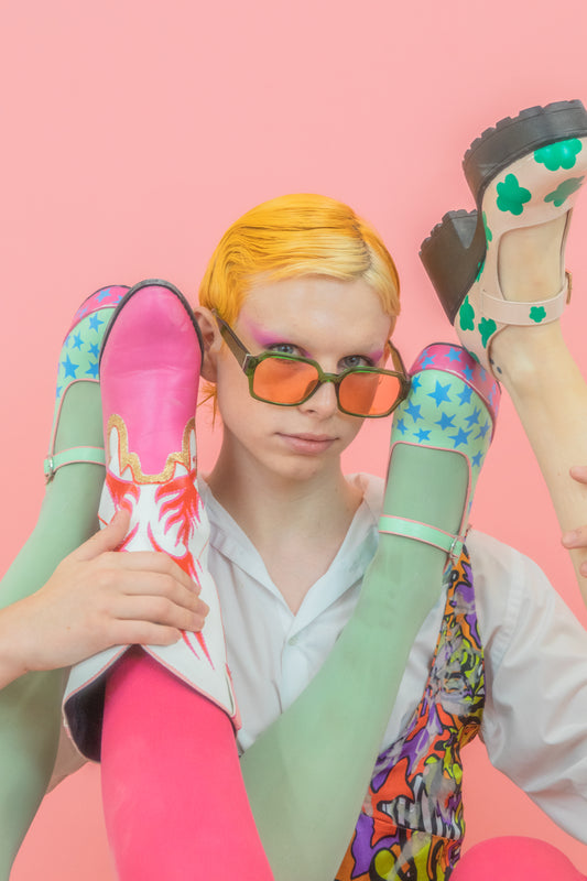 “Pink Lady” Cowboy boots