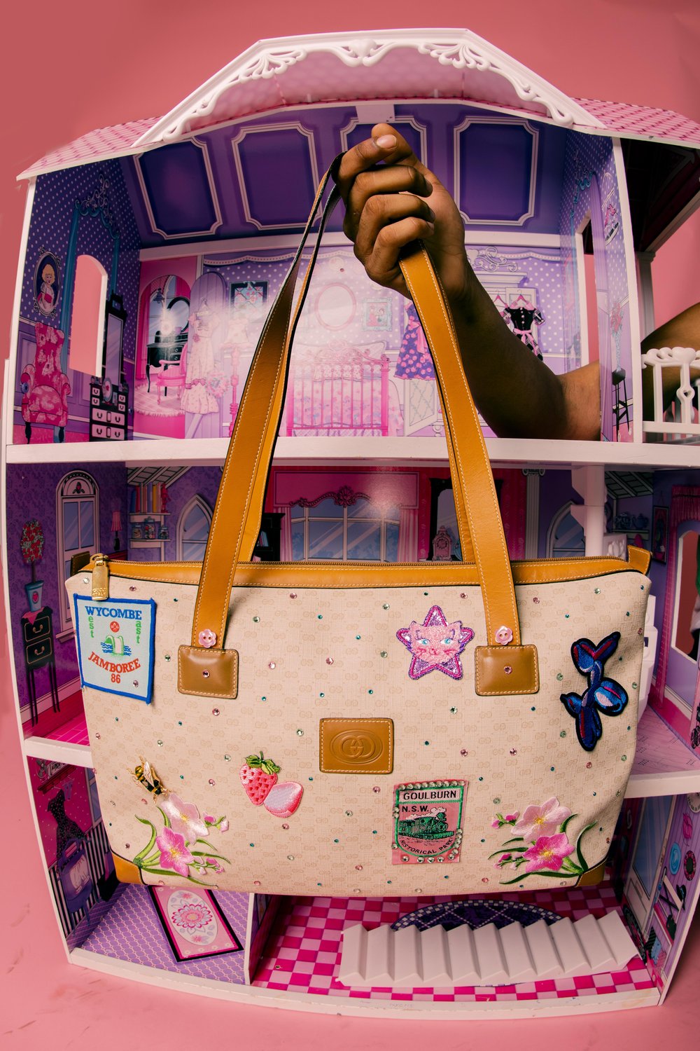 “SCOUTS HONOUR” Gucci tote