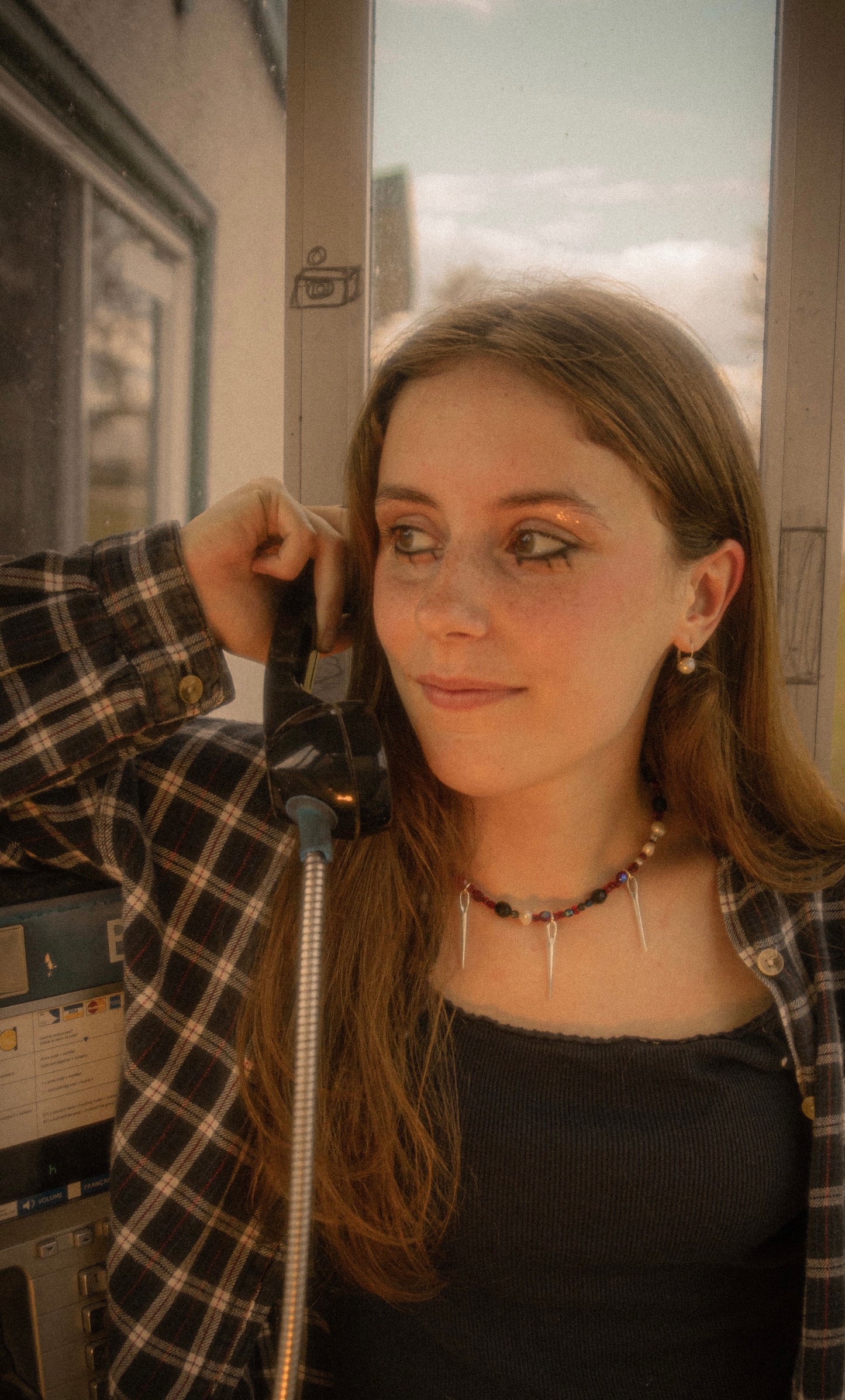 “Pierced” necklace