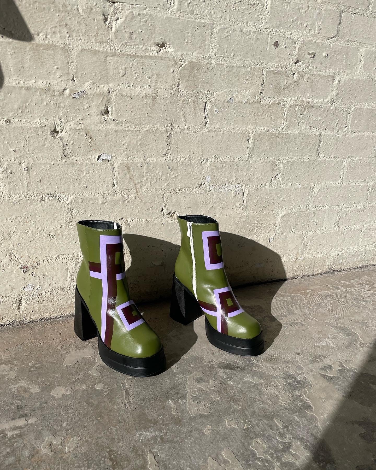 “JAGGS” chunky ankle boots