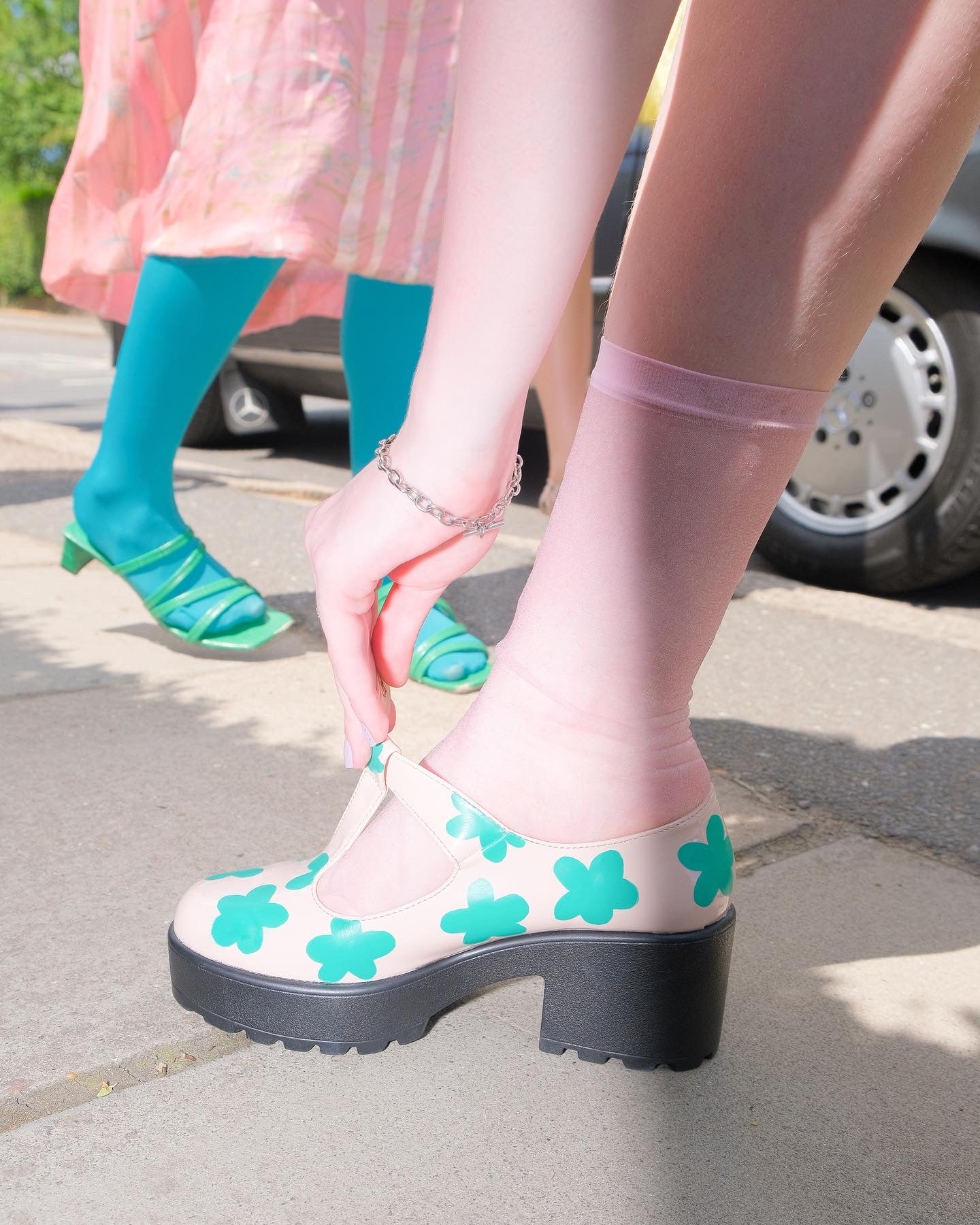 “Bloom” Mary janes