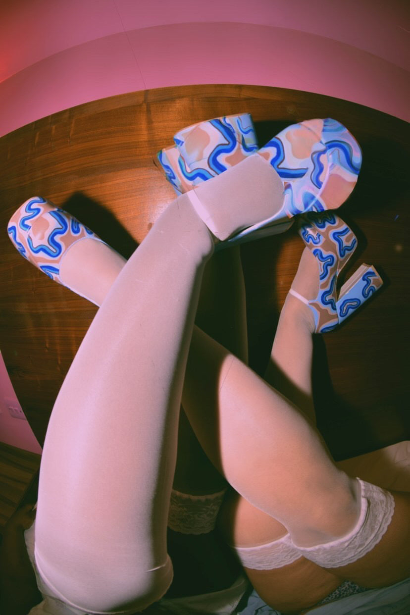 “Here’s Johnny” Platform Mary janes