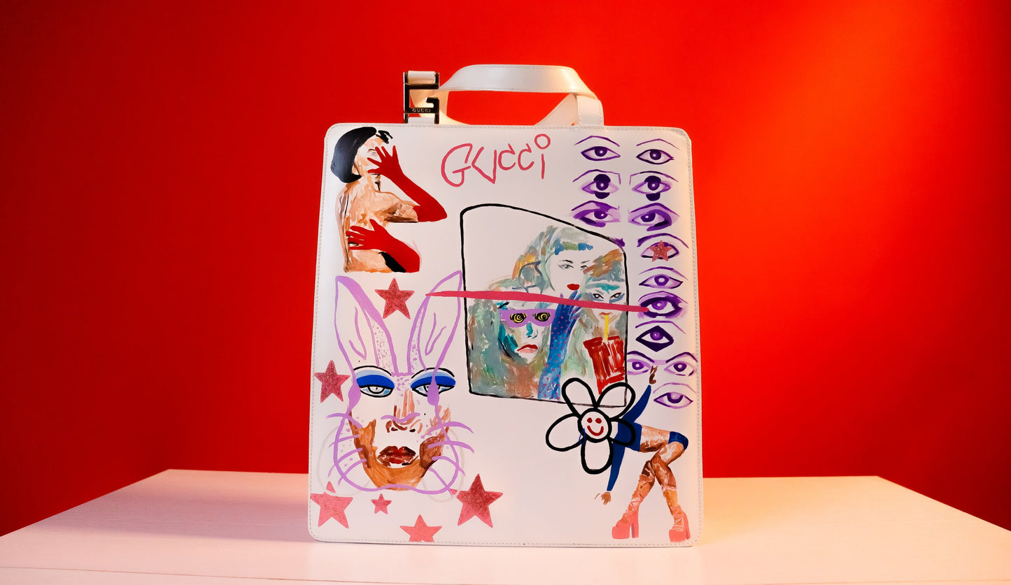 “ALL EYES ON ME” Gucci Tote