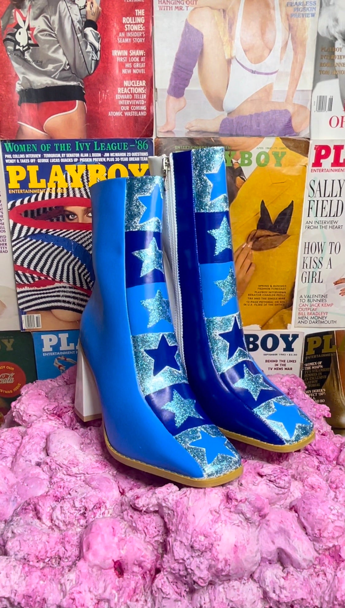 “Electric” modern go go boot