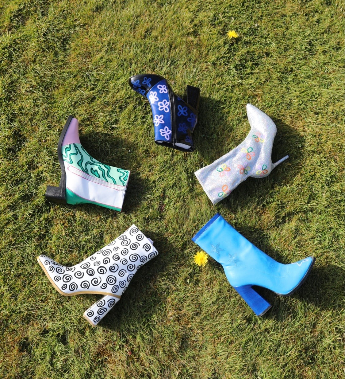 "Midnight Stroll" boots