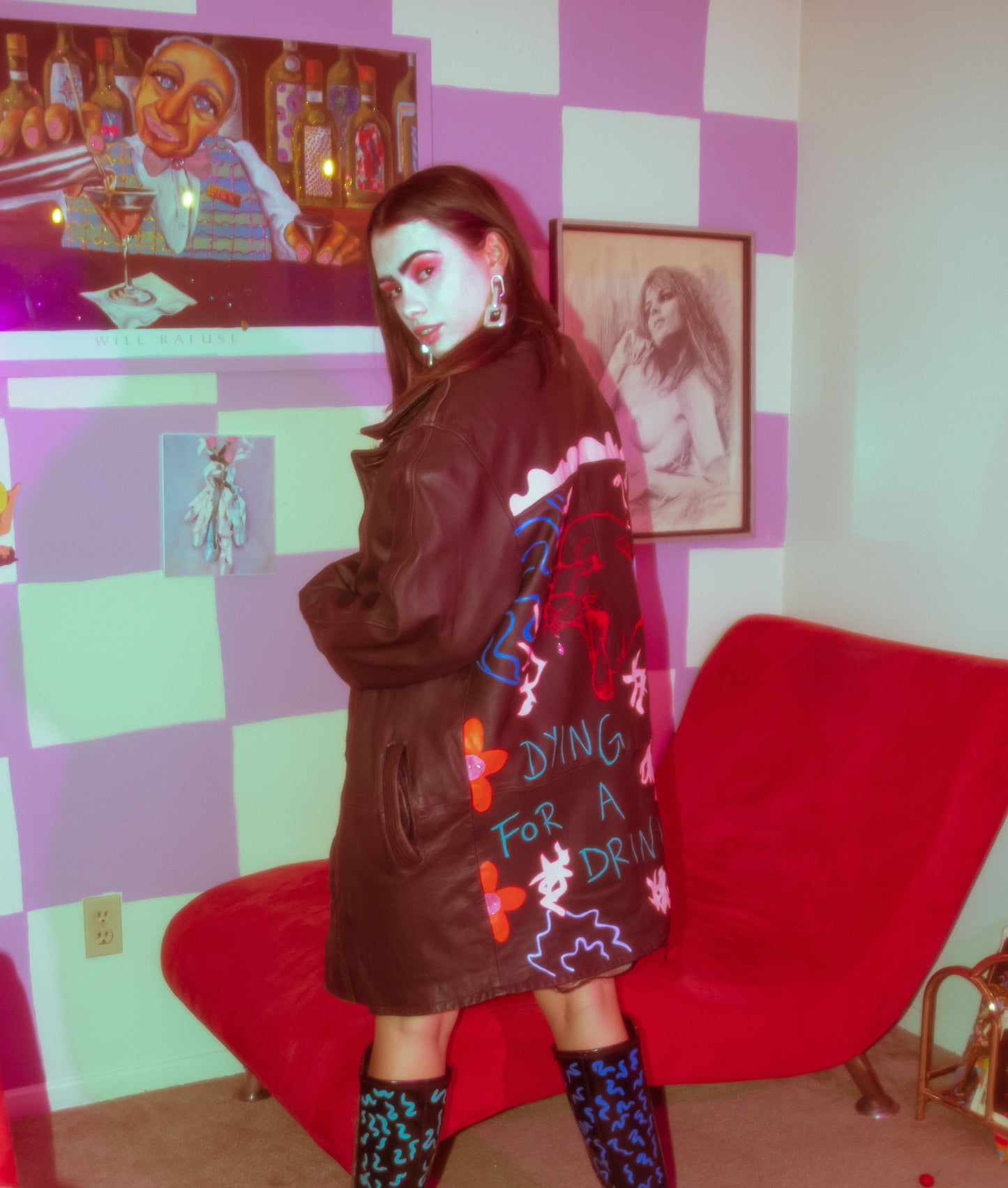 “Bitten” Leather Jacket