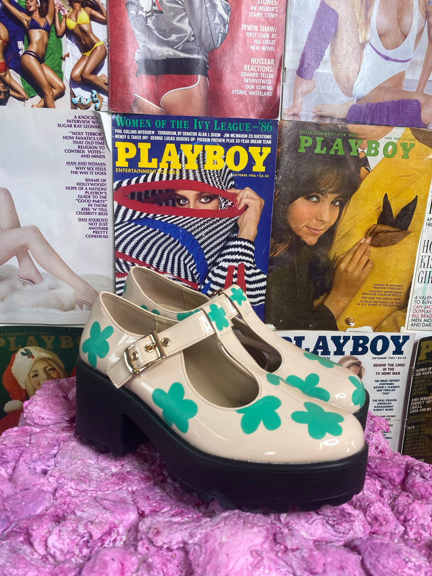 “Bloom” Mary janes