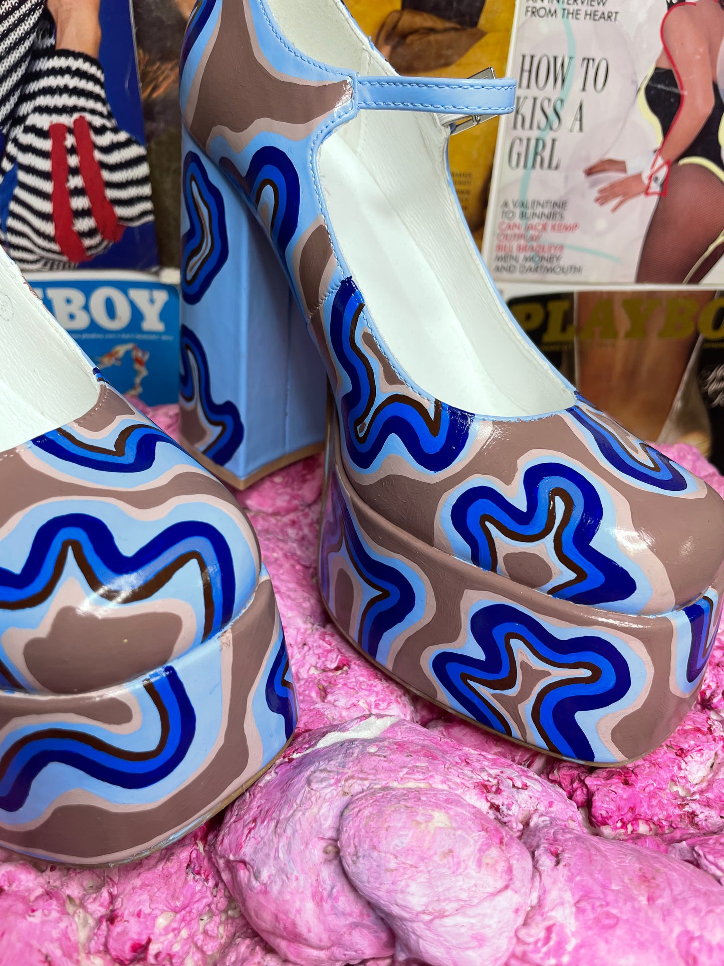 “Here’s Johnny” Platform Mary janes