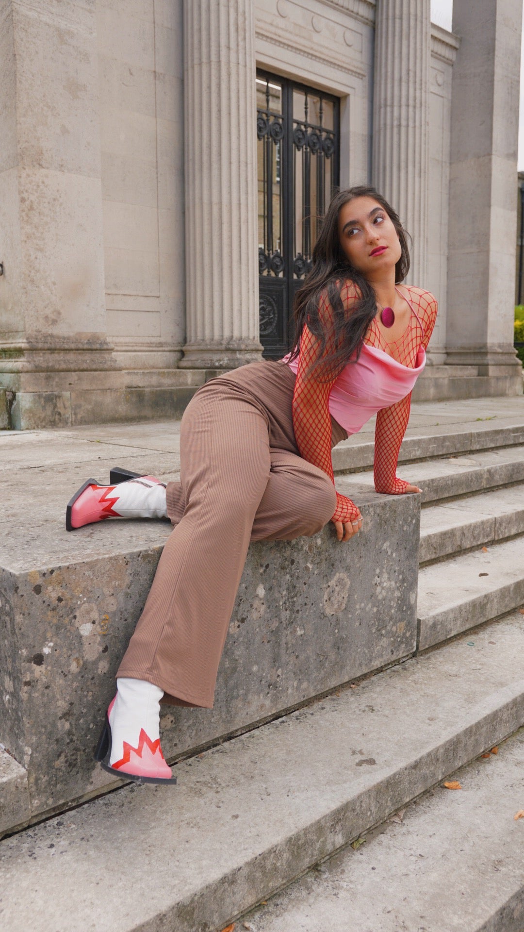 “Heat” ankle boots