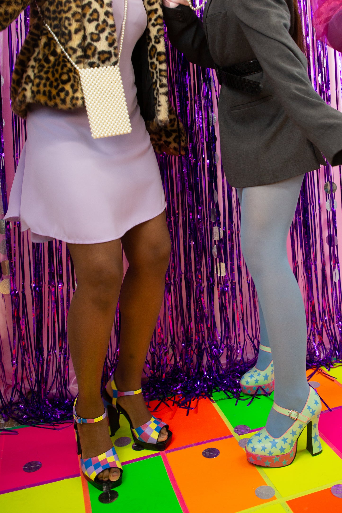 “Fever” disco heels