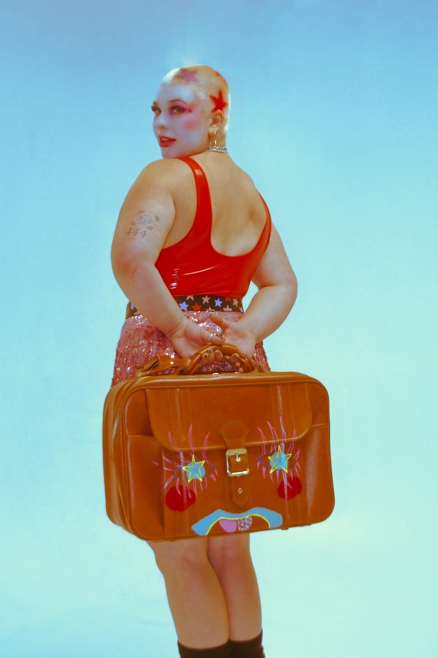 “Blush 4 Me” luggage case