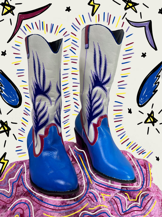 "Steal my Car" cowboy boots