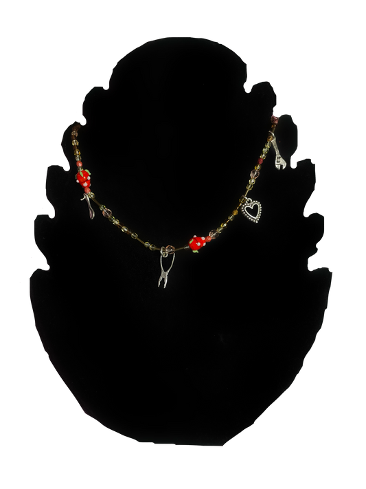 “Strawberry Fields” necklace