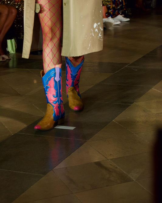 SS23 “Reverse Cowgirl” cowboy boots