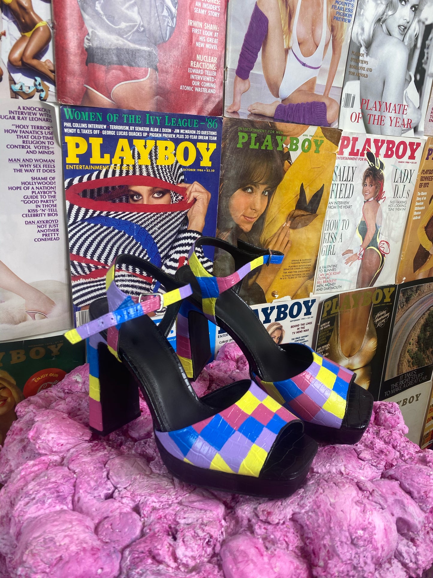 “Fever” disco heels