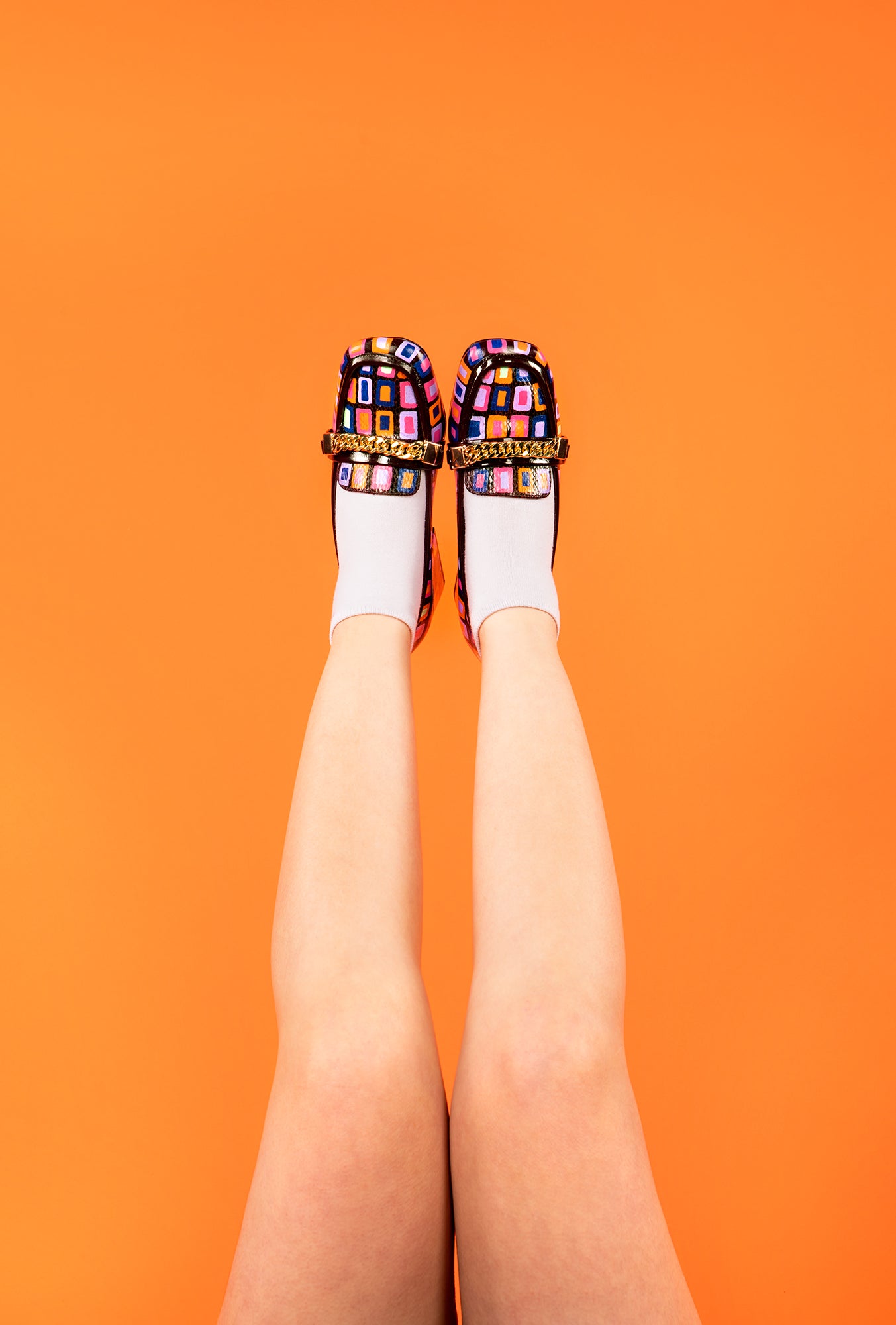 “Social Butterfly” heeled loafers